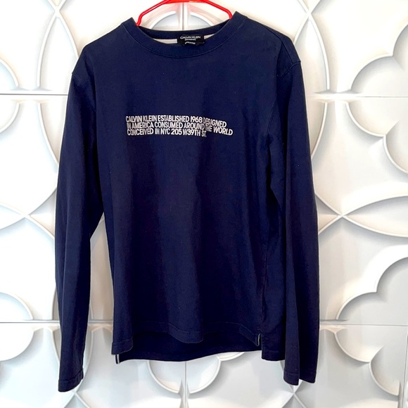 Calvin Klein 205w39NYC Crew neck sweatshirt S v15